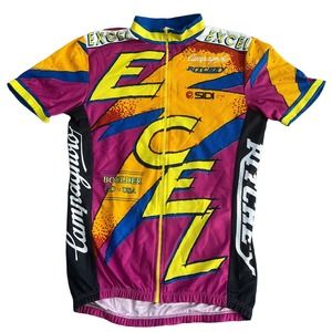 Vintage Campagnolo Excel Boulder Colorado Size 5 Medium Cycling Jersey VTG